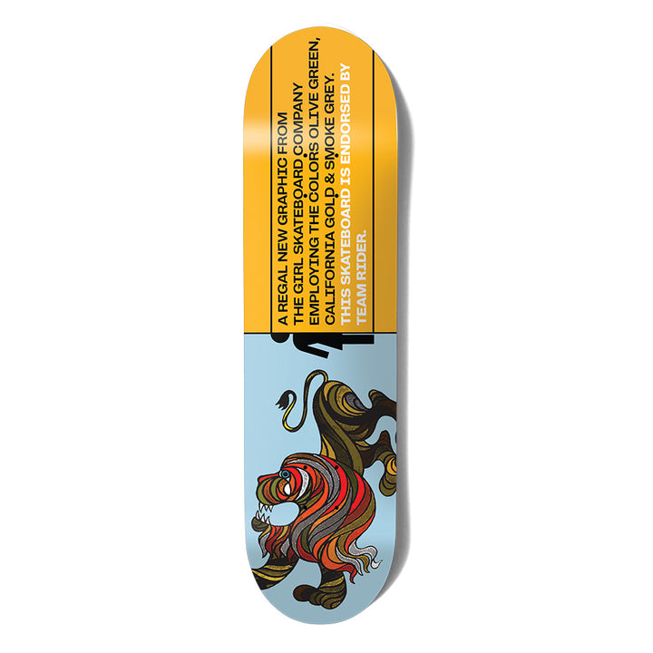 GIRL FOLLIES ROWAN DAVIS 8.5 SKATEBOARD DECK