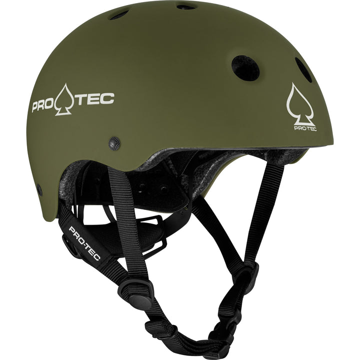 Protec Classic Junior Fit Certified Matte Green Youth Helmet