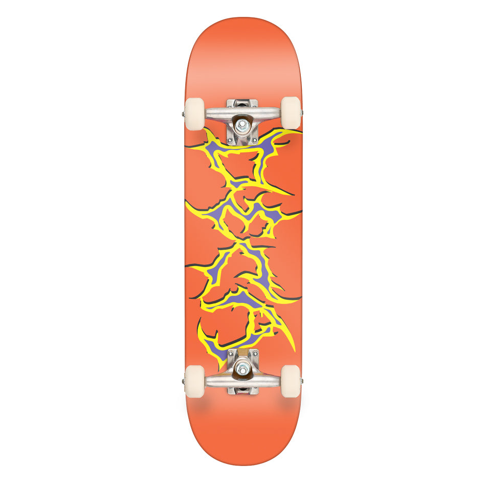 Deca Metal Script Orange 8.0" Complete Skateboard