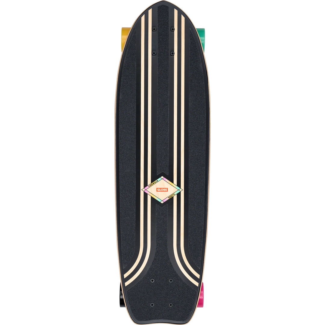GLOBE Sidewalk Slider Black/Shark Complete Cruiserboard | 28"