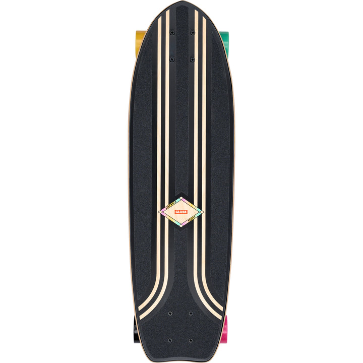 GLOBE Sidewalk Slider Black/Shark Complete Cruiserboard | 28"
