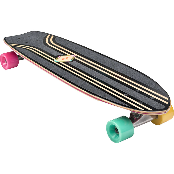 GLOBE Sidewalk Slider Black/Shark Complete Cruiserboard | 28"