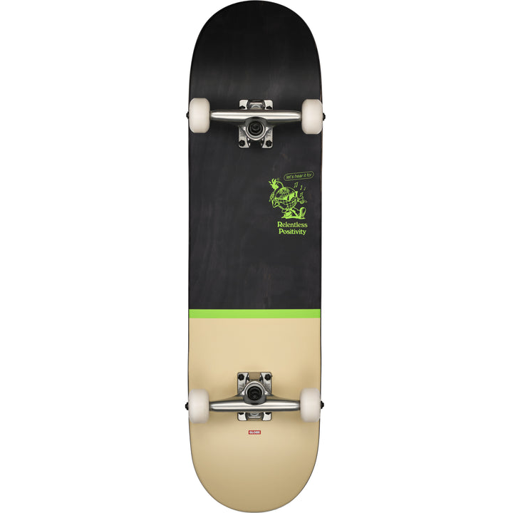 Globe G1 Posi Dip Black Green 8.25 Complete Skateboard