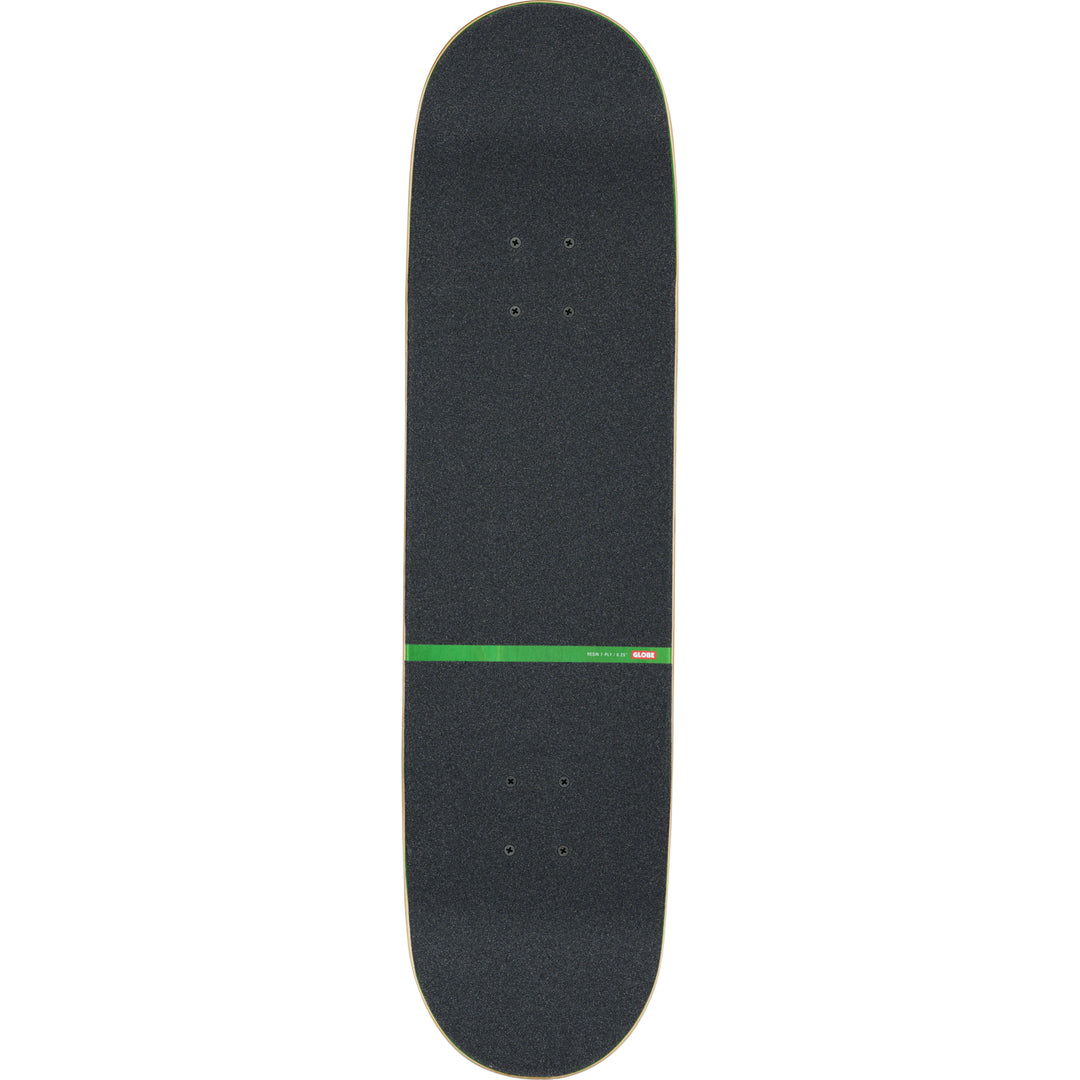 Globe G1 Posi Dip Black Green 8.25 Complete Skateboard