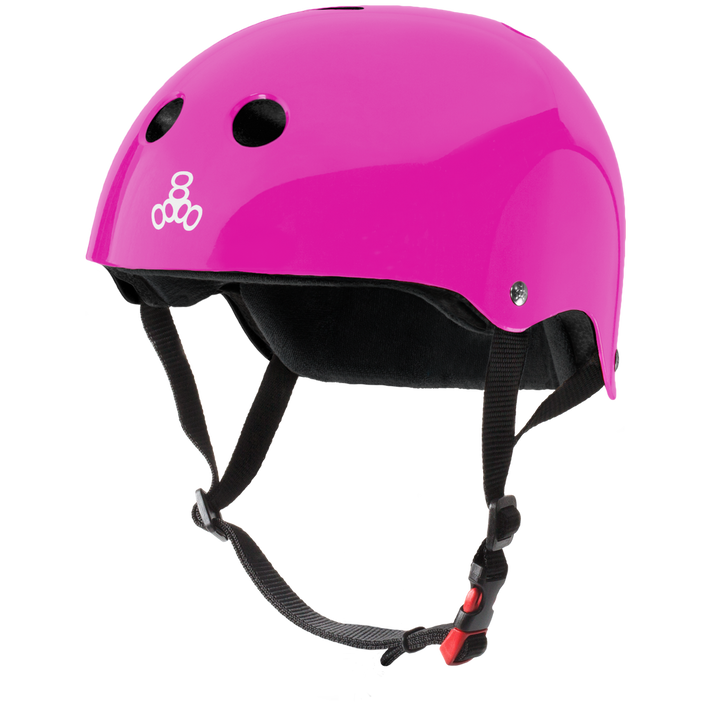 TRIPLE 8 THE CERTIFIED HELMET SS PINK GLOSSY
