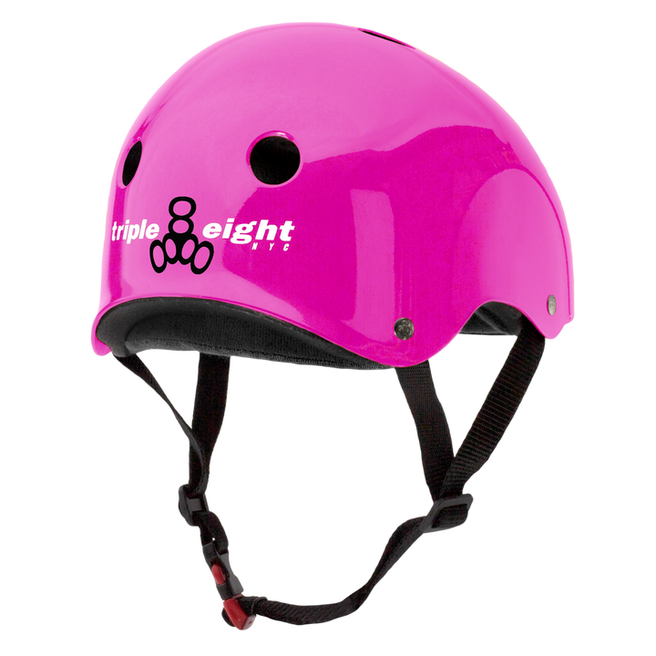 TRIPLE 8 THE CERTIFIED HELMET SS PINK GLOSSY
