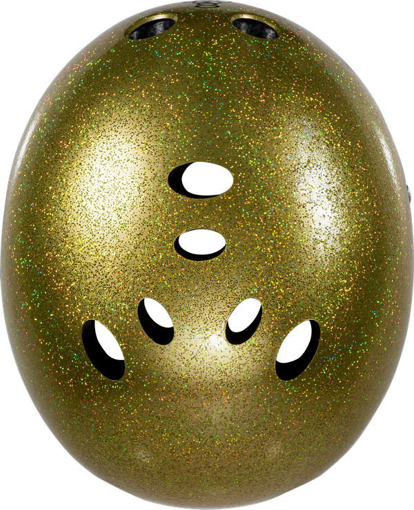TRIPLE 8 THE CERTIFIED HELMET SS GOLD GLITTER