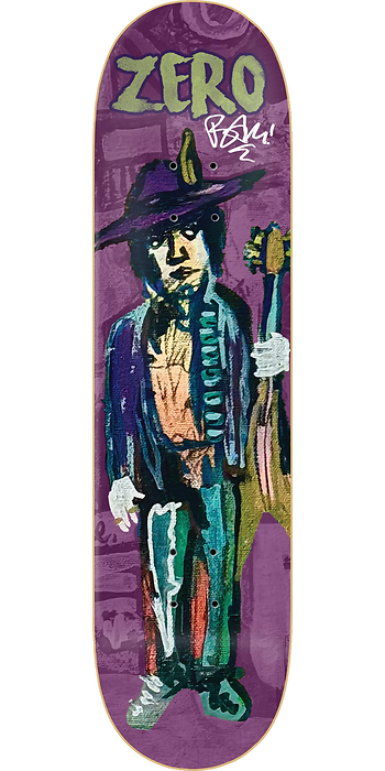 ZERO BAM MUSIC MAN 8.25 SKATEBOARD DECK
