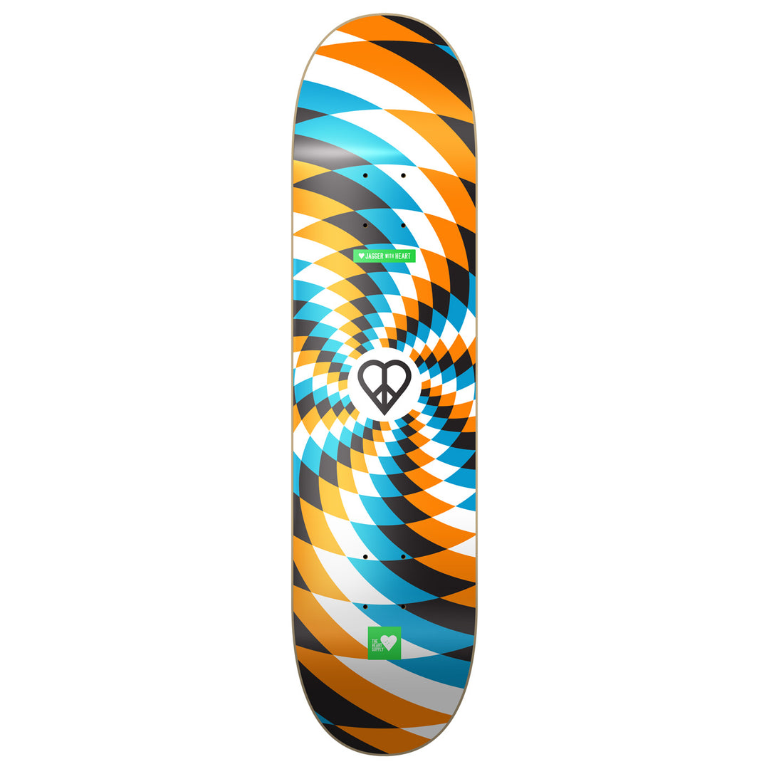 The Heart Supply Illusion Eaton 8.0 Skateboard Deck
