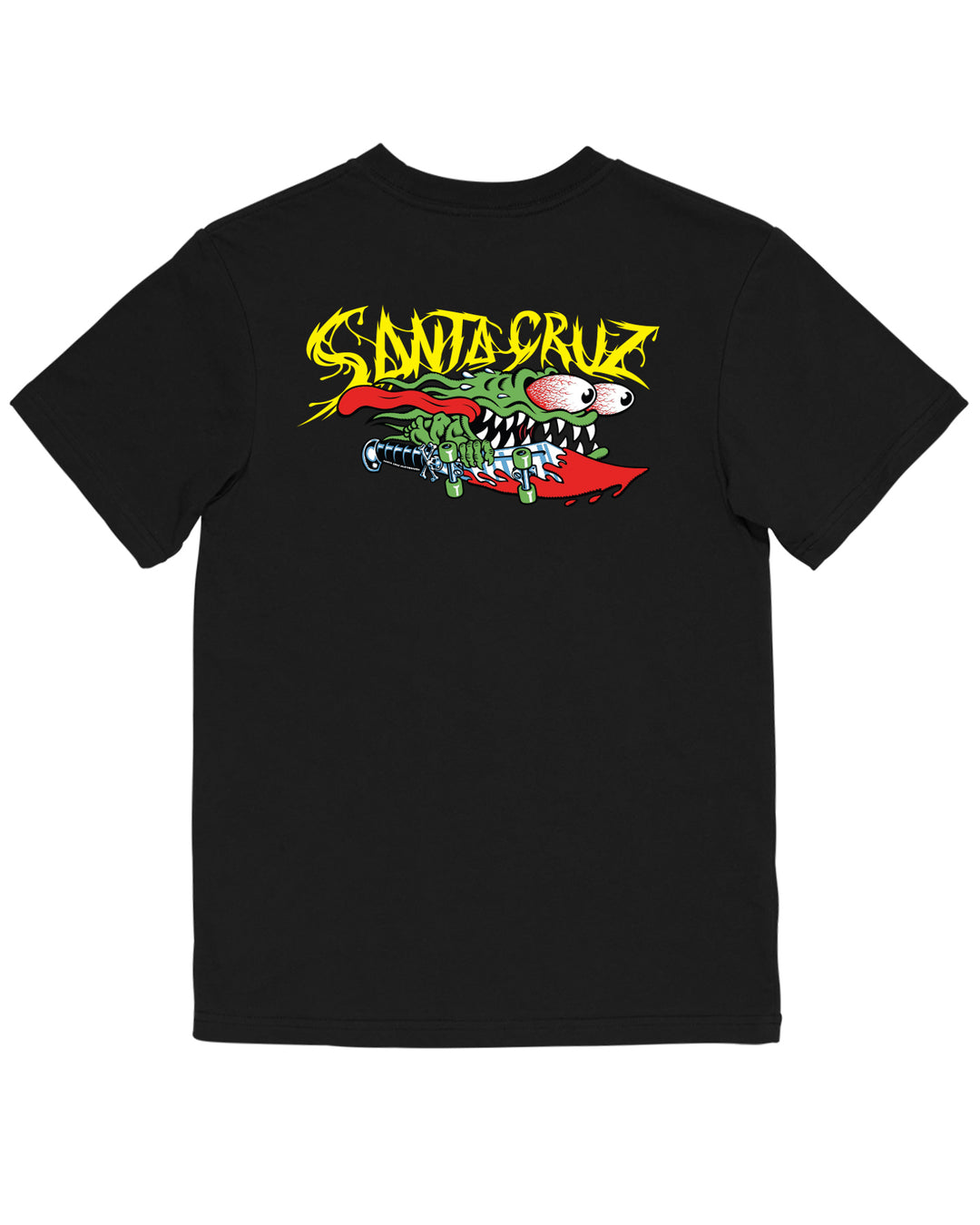 Santa Cruz Meek Sc Slasher Short Sleeve T-shirt Black