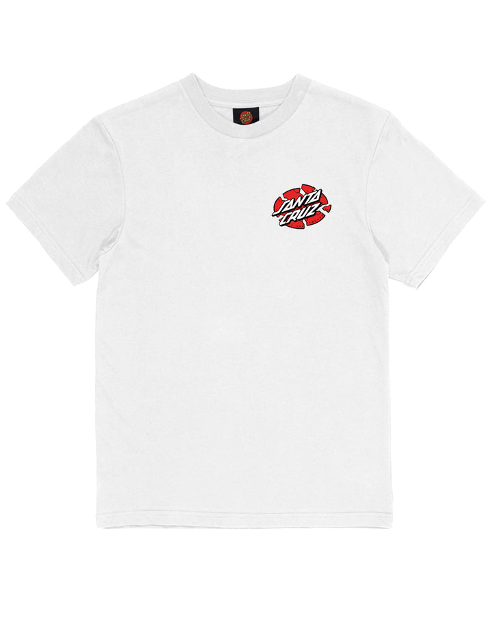 Santa Cruz Meek Sc Slasher Short Sleeve T-shirt White