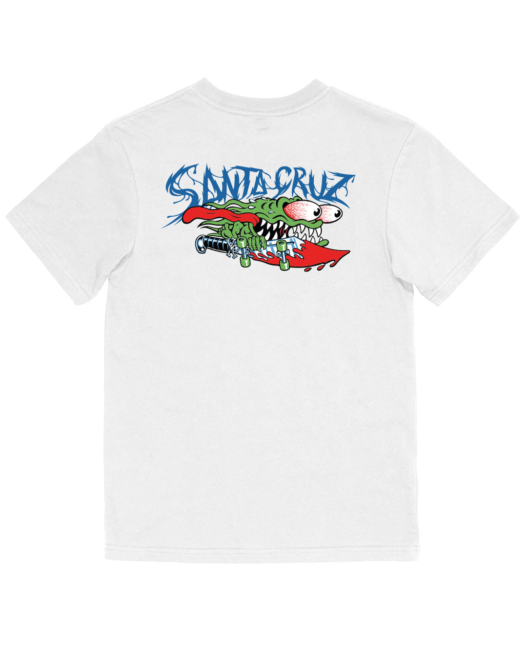 Santa Cruz Meek Sc Slasher Short Sleeve T-shirt White