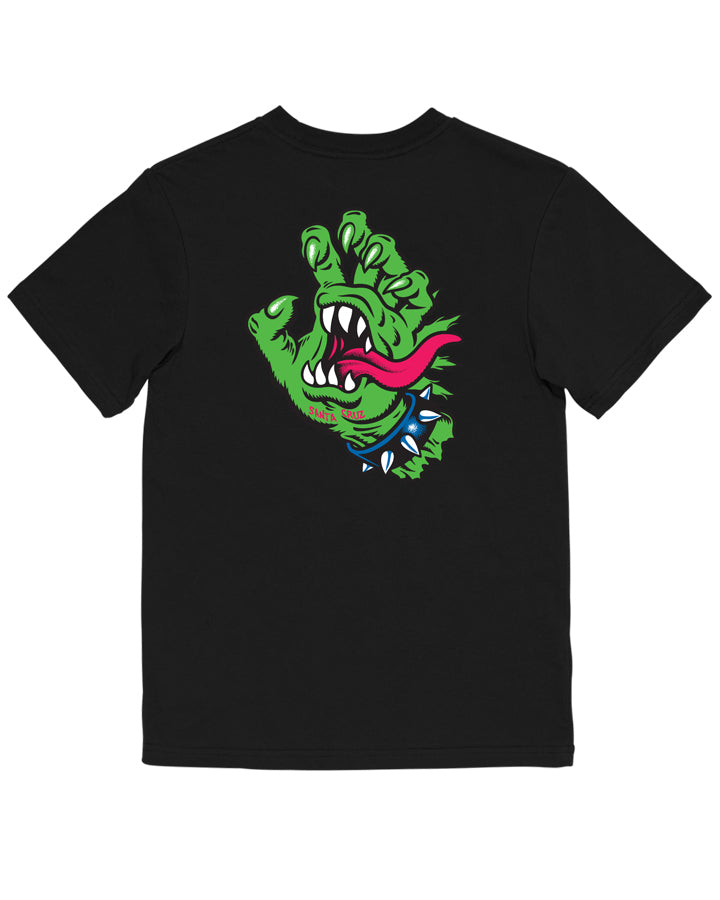 Santa Cruz Meek Sc Slasher Hand Short Sleeve T-shirt Black