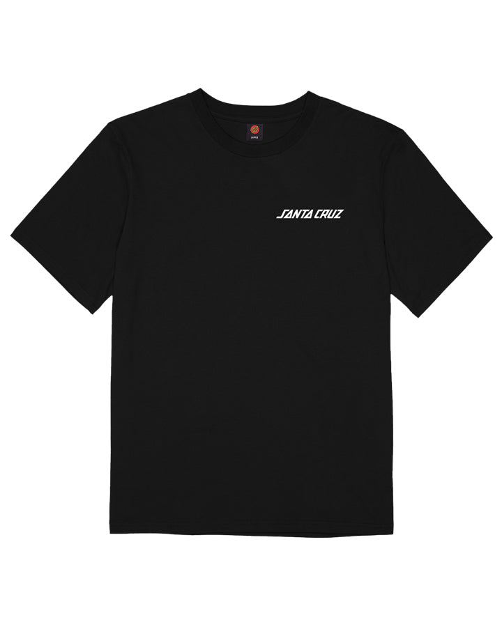 Santa Cruz Wall Hand Mens Short Sleeve T-shirt Black