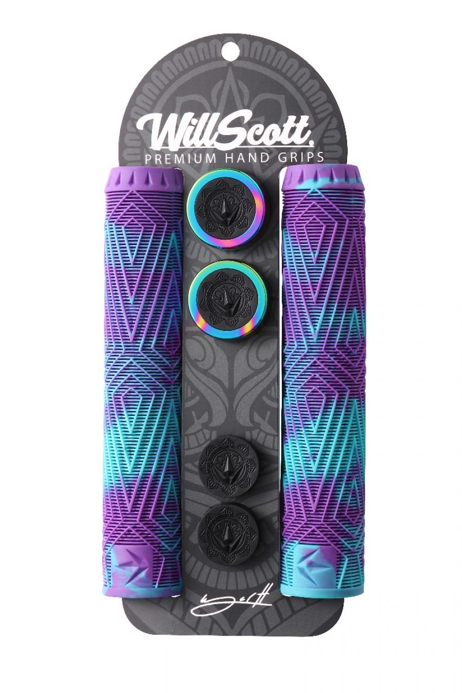 Will Scott Grips- Purple/teal