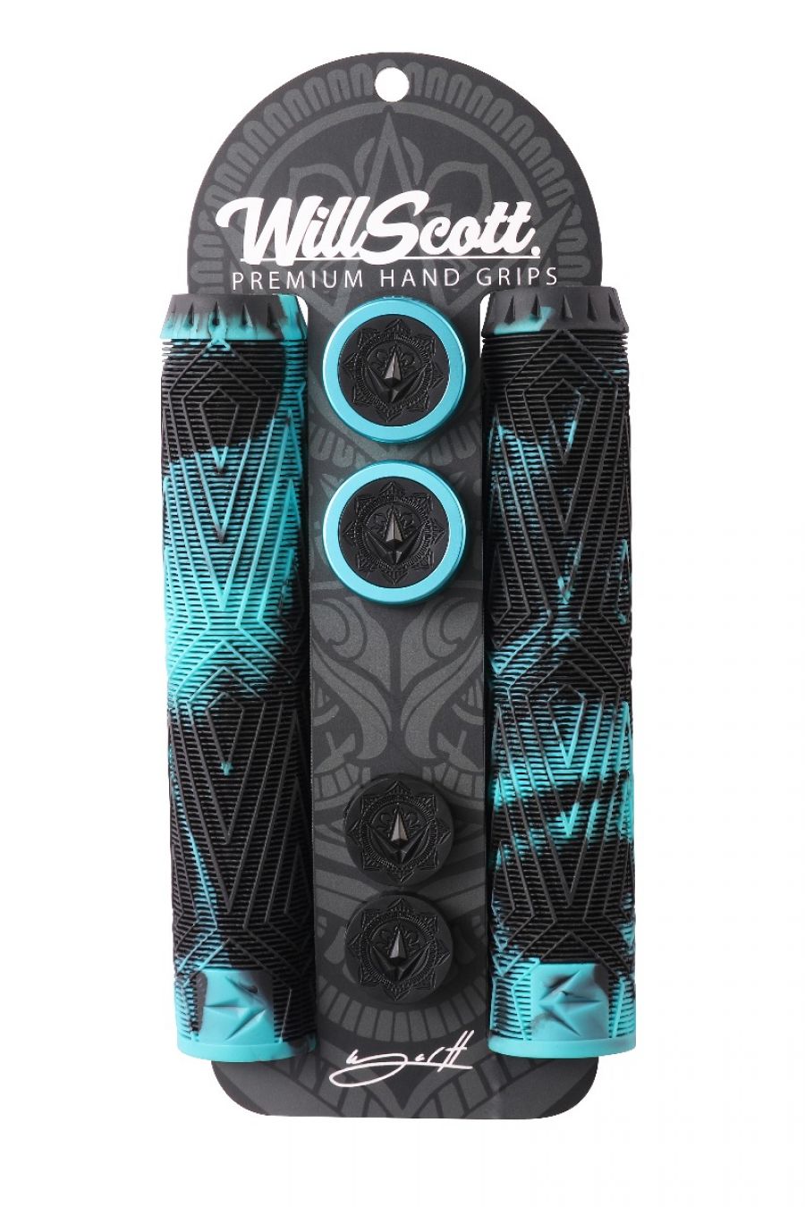 Will Scott Grips- Black/teal